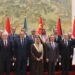 Arsip foto - Utusan Organisasi Kerja Sama Islam (OKI) yang terdiri dari (depan kiri ke kanan) Menlu Palestina Riyad Al-Maliki, Menlu Mesir Sameh Shoukry, Menlu Saudi Pangeran Faisal bin Farhan Al Saud, Menlu China Wang Yi, Wakil Perdana Menteri yang juga Menlu Yordania Ayman Safadi, Menlu Retno Marsudi dan Sekretaris Jenderal OKI Hissein Brahim Taha berfoto sebelum melakukan pertemuan untuk mencari solusi konflik Palestina-Israel di Beijing, China, Senin (20/11/2023). Pertemuan tersebut adalah aksi dari pemberian mandat dalam KTT Luar biasa OKI untuk memulai tindakan atas nama OKI dan Liga Arab guna menghentikan perang di Gaza. (MASAPNEWS/ANT)