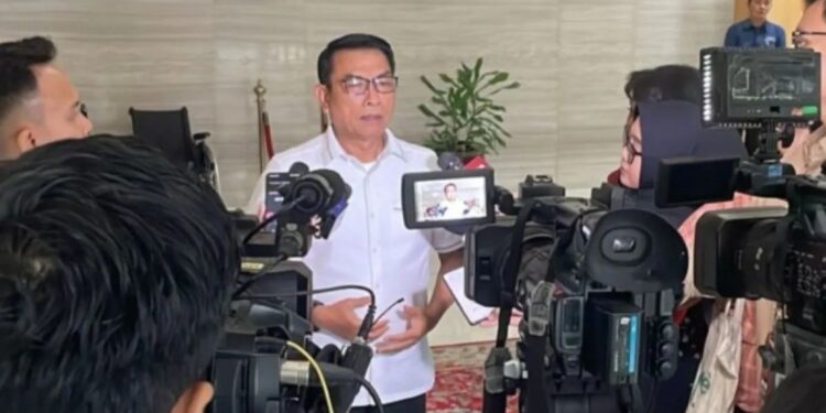 Kepala Staf Kepresidenan Moeldoko, di Gedung Bina Graha, Jakarta, Rabu (3/1/2024). (MASAPNEWS/ANT/HO-KSP)