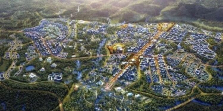 Arsip foto - Desain Kawasan Inti Pusat Pemerintahan atau KIPP Ibu Kota Negara Nusantara (IKN). (MASAPNEWS/ANT/HO-Kementerian PUPR)