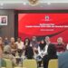 Dari kiri ke kanan: Deputi Bidang Perlindungan Khusus Anak KemenPPPA Nahar, Deputi Bidang Pemenuhan Hak Anak KemenPPPA Pribudiarta Nur Sitepu, Menteri PPPA Bintang Puspayoga, dan Plt Sekretaris Kementerian Pemberdayaan Perempuan dan Perlindungan Anak Titi Eko Rahayu dalam konferensi pers Capaian KemenPPPA Tahun 2023 dan Resolusi Tahun 2024, di Jakarta, Jumat (5/1/2024). (MASAPNEWS/ANT/HO-Kemen PPPA)