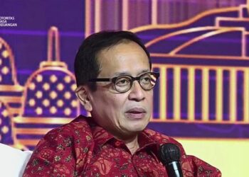 Tangkapan layar - Kepala Eksekutif Pengawas Perbankan Otoritas Jasa Keuangan (OJK) Dian Ediana Rae dalam Pertemuan Industri Jasa Keuangan Tahunan di Jakarta, Senin (6/2/2023). (MASAPNEWS/ANT)