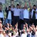 Capres nomor urut 1 Anies Baswedan saat berkampanye di Sumatera Utara, Jumat (12/1/2024). (MASAPNEWS/ANT/HO-Timnas AMIN)
