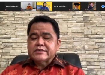 Tangkapan layar Dirjen Pencegahan dan Pengendalian Penyakit Kementerian Kesehatan Maxi Rein Rondonuwu saat menyampaikan pemaparan soal kesehatan telinga serta gangguan pendengaran. (MASAPNEWS/ANT/Tangkapan Layar Kemenkes)