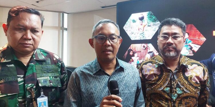 Deputi Bidang Koordinasi Kedaulatan Maritim dan Energi Kemenko Marves Jodi Mahardi dalam sesi temu wartawan di Jakarta, Jumat (1/3/2024). (MASAPNEWS/ANT)