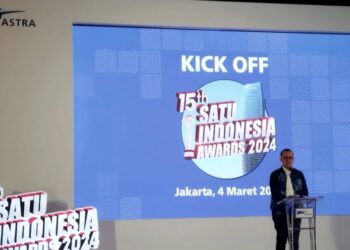 Head of Corporate Communications Astra Boy Kelana Soebroto dalam acara peluncuran Satu Indonesia Awards 2024 di Jakarta, Senin (4/3/2023). (MASAPNEWS/ANT)