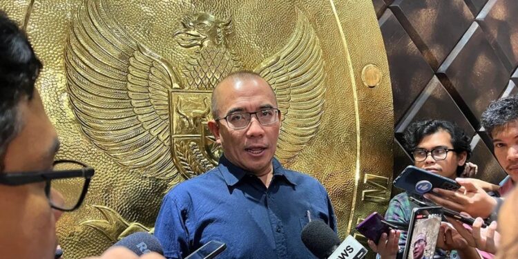 Ketua KPU RI Hasyim Asy'ari di Kantor KPU RI, Jakarta. (MASAPNEWS/ANT)