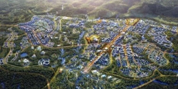 Arsip foto - Desain Kawasan Inti Pusat Pemerintahan atau KIPP Ibu Kota Negara Nusantara di Kaltim. (MASAPNEWS/ANT/HO-Kementerian PUPR)