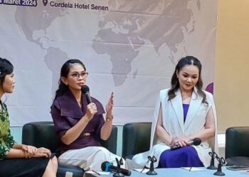 Dokter spesialis gizi klinik dr. Marya Haryono M.Gizi Sp.GK dalam diskusi kesehatan Ginjal Sehat untuk Semua di Jakarta, Kamis (14/3/2024). (MASAPNEWS/ANT)