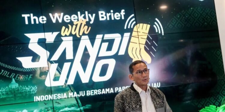 Menparekraf Sandiaga Salahuddin Uno. (MASAPNEWS/ANT/HO-Kemenparekraf)