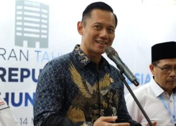 Menteri Agraria dan Tata Ruang/Kepala Badan Pertanahan Nasional (ATR/BPN) Agus Harimurti Yudhoyono. (MASAPNEWS/ANT/HO-Kementerian ATR/BPN)