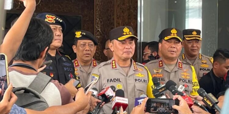 Kepala Badan Pemelihara Keamanan Polri, Komisaris Jenderal Polisi Fadil Imran, saat memberikan keterangan kepada awak media di Kantor KPU, Jakarta, Senin (18/3/2024). (MASAPNEWS/ANT)