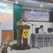 Wakil Bupati Gunung Mas Efrensia LP Umbing saat membuka kegiatan advokasi program terpadu prioritas nasional di Kuala Kurun, Senin (4/3/2024). (MASAPNEWS/GCM)