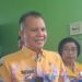 Bupati Gunung Mas Jaya S Monong memberi keterangan kepada awak media di Kuala Kurun, Kamis (21/3/2024). (MASAPNEWS/GCM)