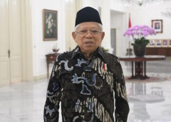 Wapres Ma'ruf Amin memberikan komentar atas kemenangan timnas Indonesia U-23 melawan Korea Selatan. (MASAPNEWS/ANT/HO-Biro Pers Sekretariat Wakil Presiden)