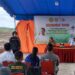Wabup Gunung Mas Efrensia LP Umbing menghadiri rembuk tani di Desa Tanjung Riu Kecamatan Kurun, baru-baru ini. (IST)