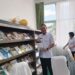 Bupati Gumas Jaya S Monong dan Wakil Bupati Efrensia LP Umbing meninjau gedung baru perpustakaan daerah di Kuala Kurun, Rabu (22/5/2024). (IST)