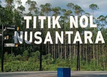 Kawasan titik nol Nusantara di Kecamatan Sepaku, Kabupaten Penajam Paser Utara, Provinsi Kalimantan Timur. (MASAPNEWS/ANT)