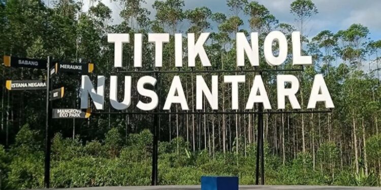 Kawasan titik nol Nusantara di Kecamatan Sepaku, Kabupaten Penajam Paser Utara, Provinsi Kalimantan Timur. (MASAPNEWS/ANT)
