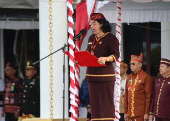 Legislator Kabupaten Gunung Mas Rayaniatie Djangkan. (Foto : Diskominfosantik Gumas)