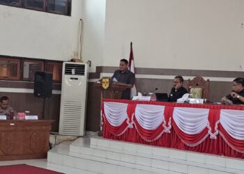 Ketua Fraksi Partai Demokrat DPRD Kabupaten Gumas, Untung Jaya Bangas. (MASAPNEWS/GCM)