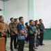 Waket I DPRD Gumas Binartha dan lainnya menyambut kedatangan Wagub Kalteng dan rombongan di Kuala Kurun, Kamis malam (20/6/2024). (IST)