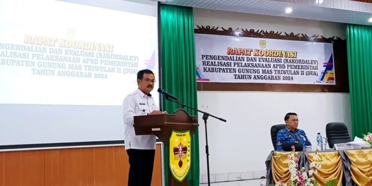 Pj Bupati Gumas Herson B Aden. (Foto : PWI Gunung Mas)