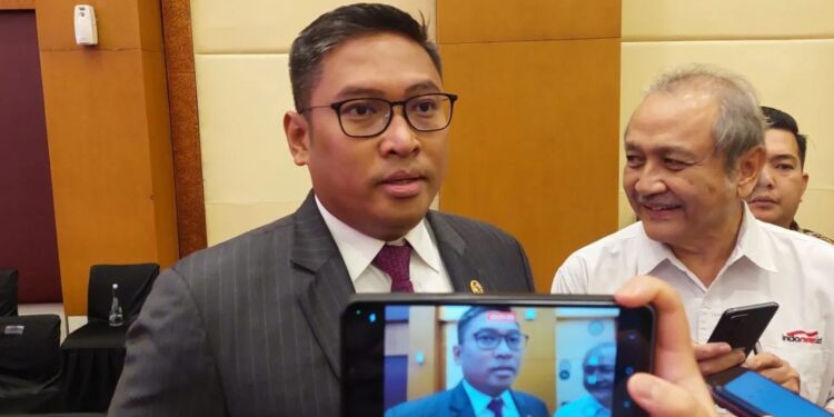 Wakil Menteri Pertanian Sudaryono dalam konferensi pers RAPBN 2025 yang digelar di Jakarta, Jumat (16/8/2024). (MASAPNEWS/ANT)