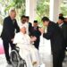 Ketua MPR RI Bambang Soesatyo saat mendampingi Presiden RI Joko Widodo bersama pimpinan lembaga tinggi negara lainnya menerima Paus Fransiskus di Istana Negara, Jakarta, Rabu (4/9/2024). (MASAPNEWS/ANT/HO-MPR RI)