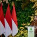 Menteri Keuangan Sri Mulyani memberikan paparan saat menjadi pembicara utama pada acara Indonesia International Sustainability Forum (ISF) 2024 di Jakarta Convention Center (JCC), Senayan, Jakarta, Jumat (6/9/2024). (MASAPNEWS/ANT)