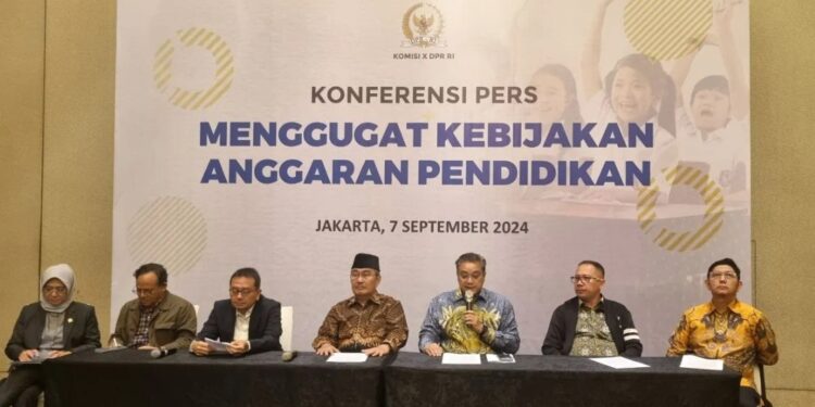 Kemendikbudristek bersama Komisi X DPR RI menyelenggarakan diskusi kelompok terpumpun bertajuk "Menggugat Kebijakan Anggaran Pendidikan" di Jakarta pada Sabtu (7/9/2024). (MASAPNEWS/ANT)