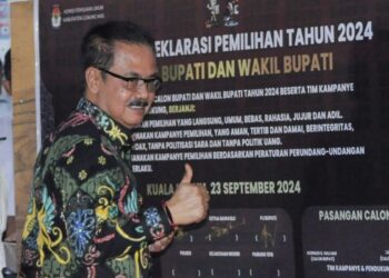 Pj Bupati Gumas Herson B Aden. (Foto : KPU Gumas)