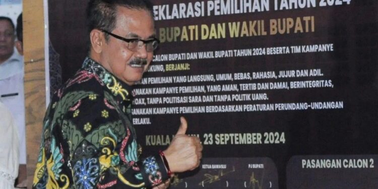 Pj Bupati Gumas Herson B Aden. (Foto : KPU Gumas)