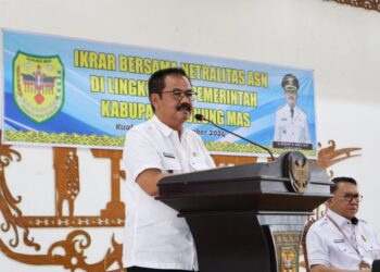 Pj Bupati Gumas Herson B Aden. (Foto : Diskominfosantik Gumas)
