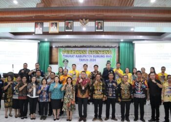 Sekda Gumas Buka Kegiatan Publikasi Stunting Tingkat Kabupaten