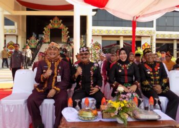 Pj Bupati Gunung Mas Hadiri Peringatan HPS dan Ikbab Kalteng