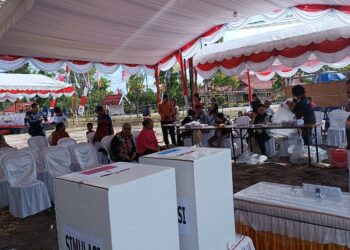 KPU Gunung Mas Gelar Simulasi Pemungutan dan Penghitungan Suara