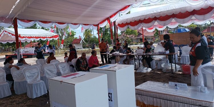 KPU Gunung Mas Gelar Simulasi Pemungutan dan Penghitungan Suara