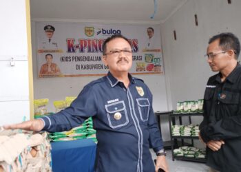 Kios pengendalian inflasi terintegrasi kini hadir di Gunung Mas