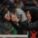 Arsip foto - Pebola voli Red Sparks Megawati Hangestri mengacungkan jempolnya saat melawan Indonesia All Star dalam laga eksebisi di Indonesia Arena, Senayan, Jakarta, Sabtu (20/4/2024). (MASAPNEWS/ANT)