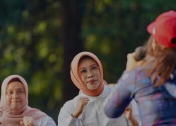 Penasihat DWP Kemensos Fatma Saifullah Yusuf dalam acara Silaturahim HUT Ke-25 DWP dan Peringatan Hari Ibu di Gelora Bung Karno (GBK), Jakarta, Kamis (2/1/2025). (MASAPNEWS/ANT/HO-Humas Kemensos RI)