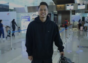 Tunggal putra Indonesia Anthony Sinisuka Ginting sebelum bertolak ke Kuala Lumpur, Malaysia, Minggu (5/1/2025). (MASAPNEWS/ANT/HO/PP PBSI)