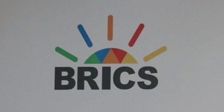 Logo kelompok kemitraan strategis BRICS. (MASAPNEWS/ANT/https://infobrics.org)