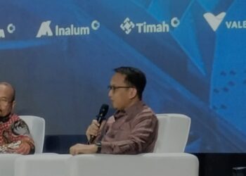 Anggota Dewan Ekonomi Nasional (DEN) Septian Hario Seto dalam acara MINDialogue, di Jakarta, Kamis (9/1/2025). (MASAPNEWS/ANT)