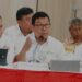 Kepala Badan Pangan Nasional (Bapanas) Arief Prasetyo Adi dalam Rapat Koordinasi Bidang Pangan Provinsi Banten bersama Menteri Koordinator Bidang Pangan Zulkifli Hasan dan pihak terkait lainnya di Pendopo Gubernur, Serang, Banten, Jumat (10/1/2025). (MASAPNEWS/ANT/HO-Humas Bapanas)