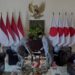 Presiden RI Prabowo Subianto (kanan) menerima kunjungan Perdana Menteri Jepang Shigeru Ishiba di ruang kerja kepresidenan, Istana Bogor, Kota Bogor, Jawa Barat, Sabtu (11/1/2025). (MASAPNEWS/ANT)