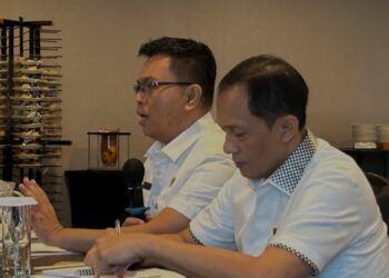 Deputi Bidang Ketersediaan dan Stabilisasi Pangan Badan Pangan Nasional (Bapanas) I Gusti Ketut Astawa dalam Sosialisasi SPHP 2025 di Jakarta, Selasa (14/1/2025). (MASAPNEWS/ANT)