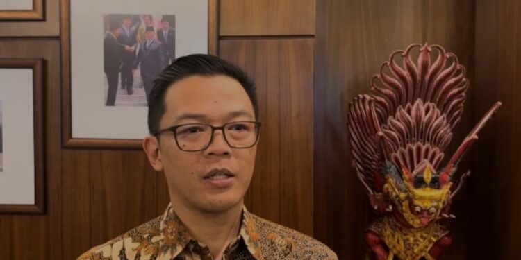 Menteri Luar Negeri (Menlu) RI Sugiono menyampaikan pernyataannya terkait gencatan senjata Gaza di Jakarta, Jumat (17/1/2025). (MASAPNEWS/ANT)