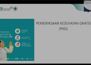 Ilustrasi - Tangkapan layar bahan presentasi Plt. Kepala Bidang Pencegahan dan Pengendalian Penyakit Dinas Kesehatan DKI Jakarta Maryati Kasimanterkait pemeriksaan kesehatan gratis dalam acara daring yang diadakan Dinas Kesehatan DKI Jakarta, Senin (13/1/2025). (MASAPNEWS/ANT)