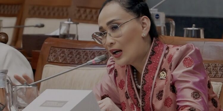 Anggota Komisi I DPR RI Amelia Anggraini di Kompleks Parlemen, Jakarta. (MASAPNEWS/ANT/HO-DPR)
