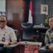 Kepala BKD Kaltim Deni Sutrisno saat menyambangi Kepala BKN Prof Zudan Arif Fakrulloh di Jakarta. (MASAPNEWS/ANT/HO-BKD Kaltim)